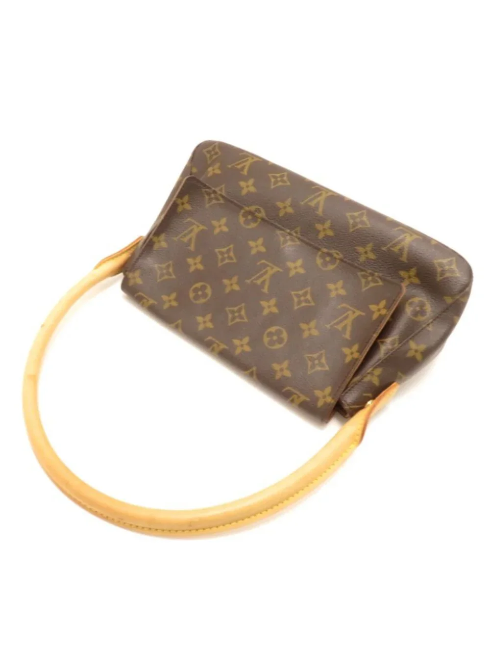 Louis Vuitton Mini Looping Monogram Handbag Canvas Brown